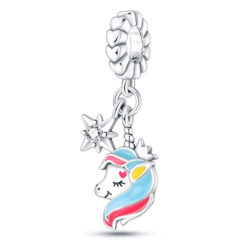 Unicorn ve Yıldız Sallantılı Charm