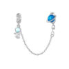 Astront ve Saturn Zincirli Charm