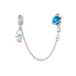 Astront ve Saturn Zincirli Charm