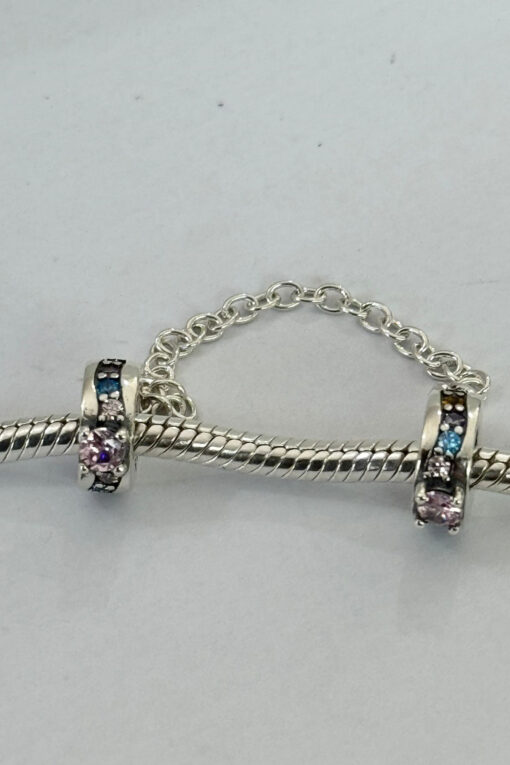 Taşlı Zincirli Charm
