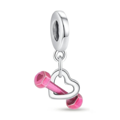 Dambıl Ve Kalp Sallantılı Charm