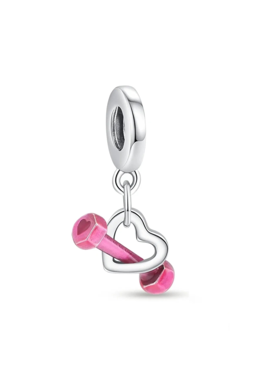 Dambıl Ve Kalp Sallantılı Charm