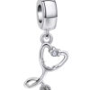 Kalp Stetoskop Sallantılı Charm