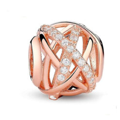 Rose İç İçe Karışık Kafes İşi Charm