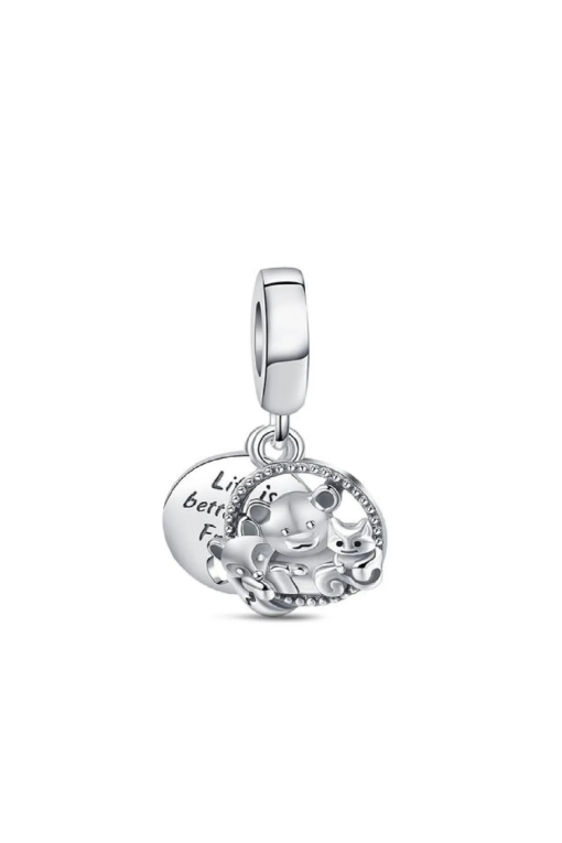 Ayı, Tilki Ve Sincap Sallantılı Charm