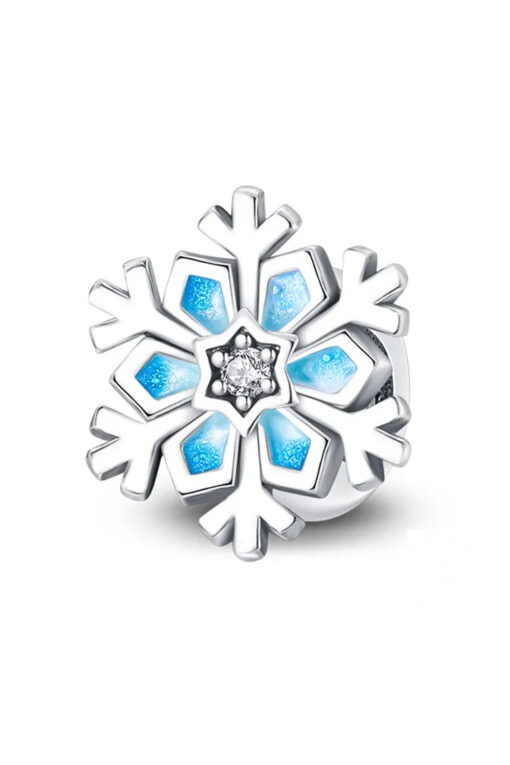 Kar Tanesi Halka Charm