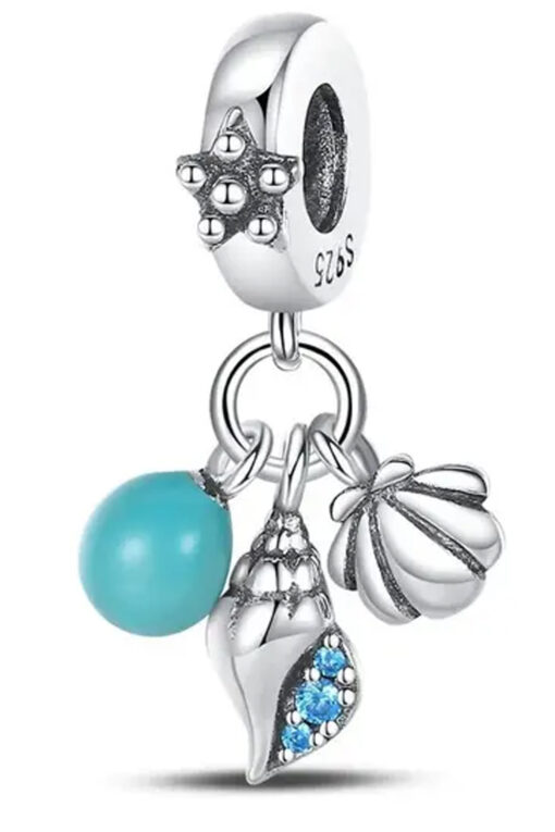 Deniz Kabuğu ve İstridye Sallantılı Charm