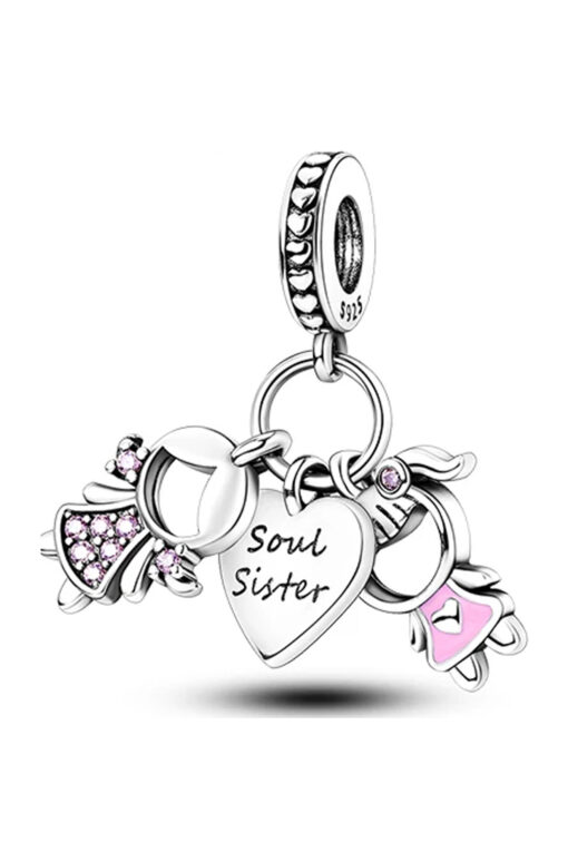 Kız Kardeşler Sallantılı Charm