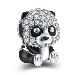Sevimli Taşlı Panda Charm