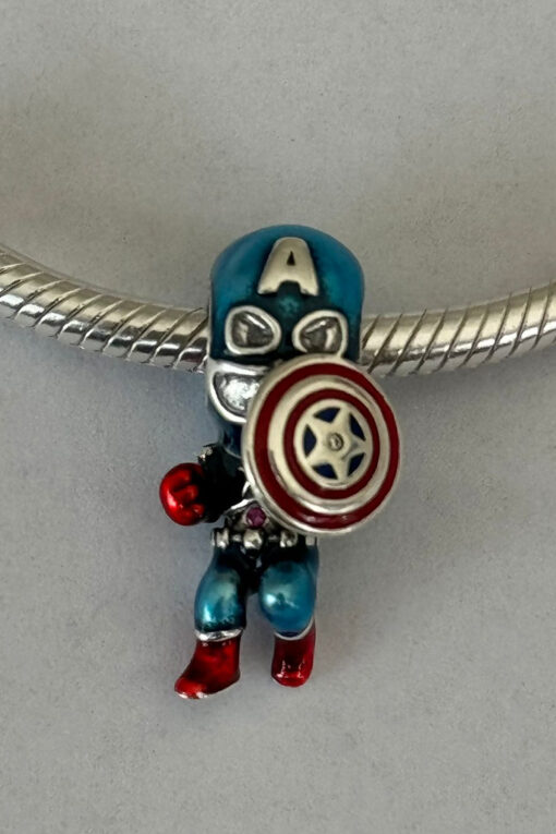 Captan America Charm - Görsel 2
