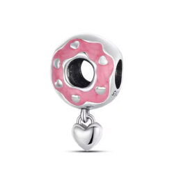 Kalp Sallantılı Donut Charm