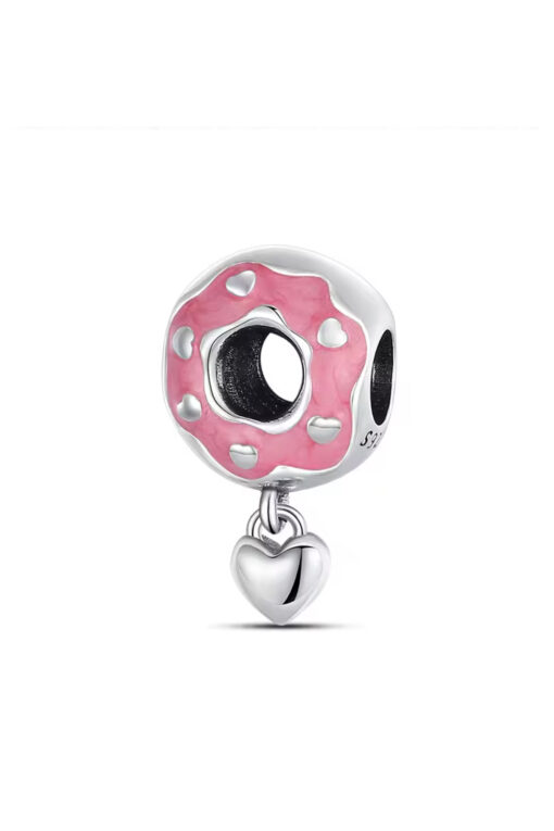 Kalp Sallantılı Donut Charm
