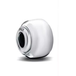 Mini Beyaz Murano Yüzük Charm