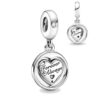 Forever&Always Ruh Eşim Dönen Kalp Sallantılı Charm