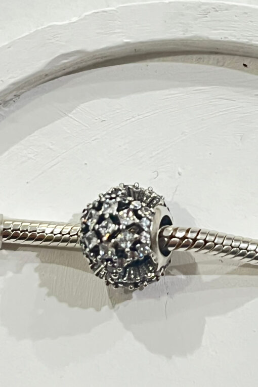 Parıltılı Taşlı Yuvarlak Charm