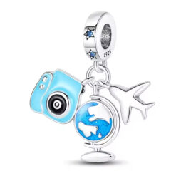 Dünya Küre , Uçak ve Kamera Sallantılı Charm