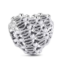 Kalp İmgeli Kalp Charm