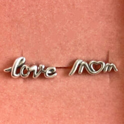 Love Mom Gümüş Küpe