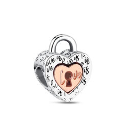 İki Renkli Asma Kilit Charm