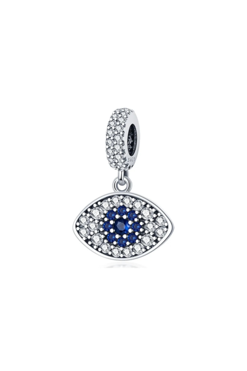 Parıldayan Taşlı Nazar Göz Sallantılı Charm