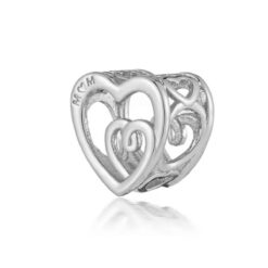 Sonsuz Mom Kalp Charm
