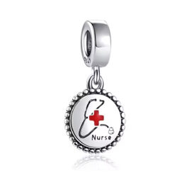Hemşire Yazılı Sallantılı Charm
