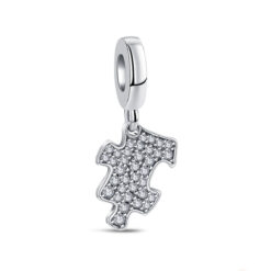 Işıltılı Puzzle Parçası Sallantılı Charm