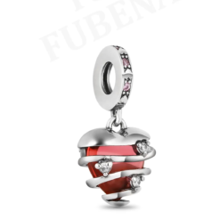 Bal Kovanı Kalp Sallantılı Charm