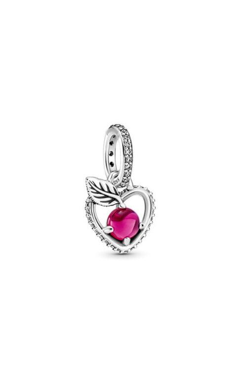 Kalpli Kırmızı Elma Sallantılı Charm