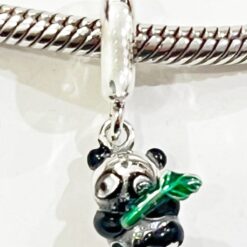 Bambusunu Tutan Panda Sallantılı Charm