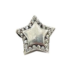Yerli Üretim Taşlı Yıldız Charm