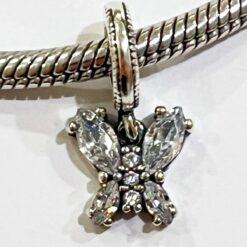 Yerli Üretim Renkli Kelebek Sallantılı Charm