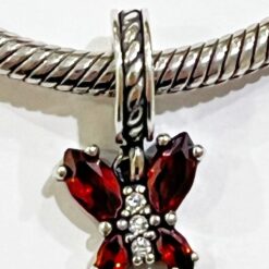 Yerli Üretim Renkli Kelebek Sallantılı Charm