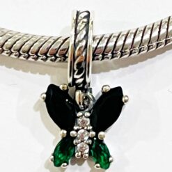 Yerli Üretim Renkli Kelebek Sallantılı Charm