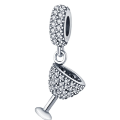 Taşlı Kadeh Bardak Sallantılı Charm