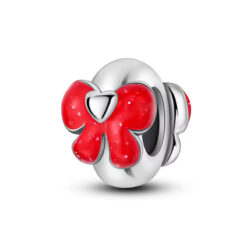 Kırmızı Kurdeleli Halka Charm