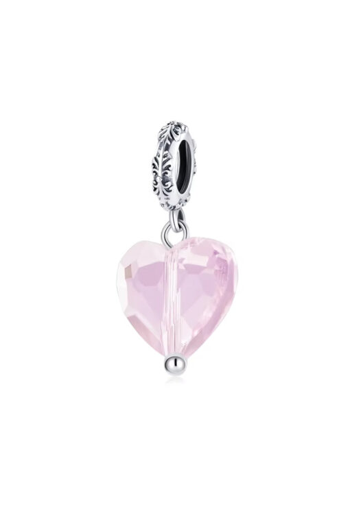 Pembe Kalp Sallantılı Charm