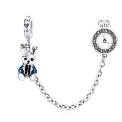 Ayıcık ve Saat Zincirli Charm