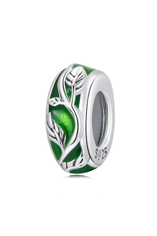 Yapraklı Halka Charm