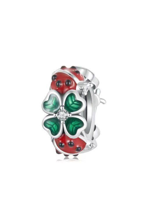 Uğur Böcekli Halka Charm