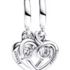 Always & Forever Yazılı Ayrılabilir Taşlı Kalp Sallantılı Charm