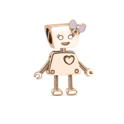 Rose Kadın Robot Charm