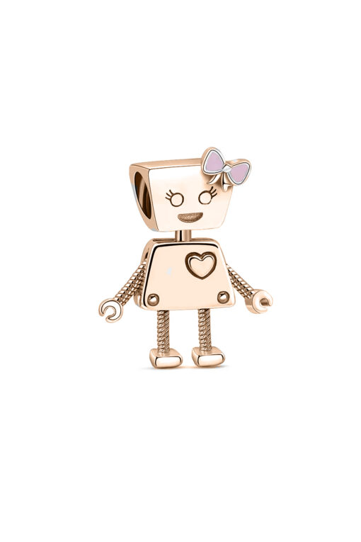Rose Kadın Robot Charm