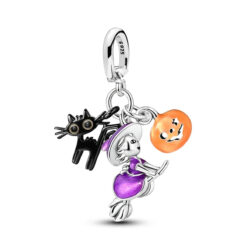Cadı, Kedi ve Bal kabağı Sallantılı Charm