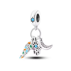 Bohem Tılsım Sallantılı Gümüş Charm