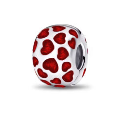 Mini Kalpli Klips Charm