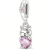 Pembe Kalpli Kedi Sallantılı Charm