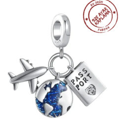Fubena Uçak Dünya ve Pasaport Sallantılı Charm