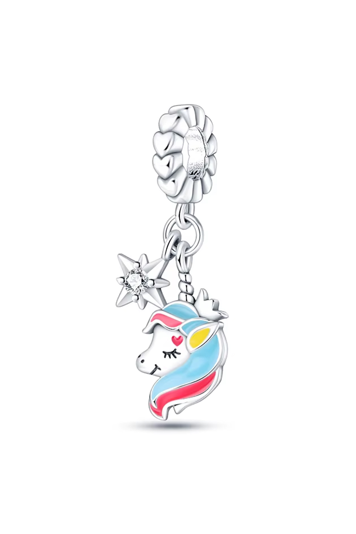 Unicorn ve Yıldız Sallantılı Charm
