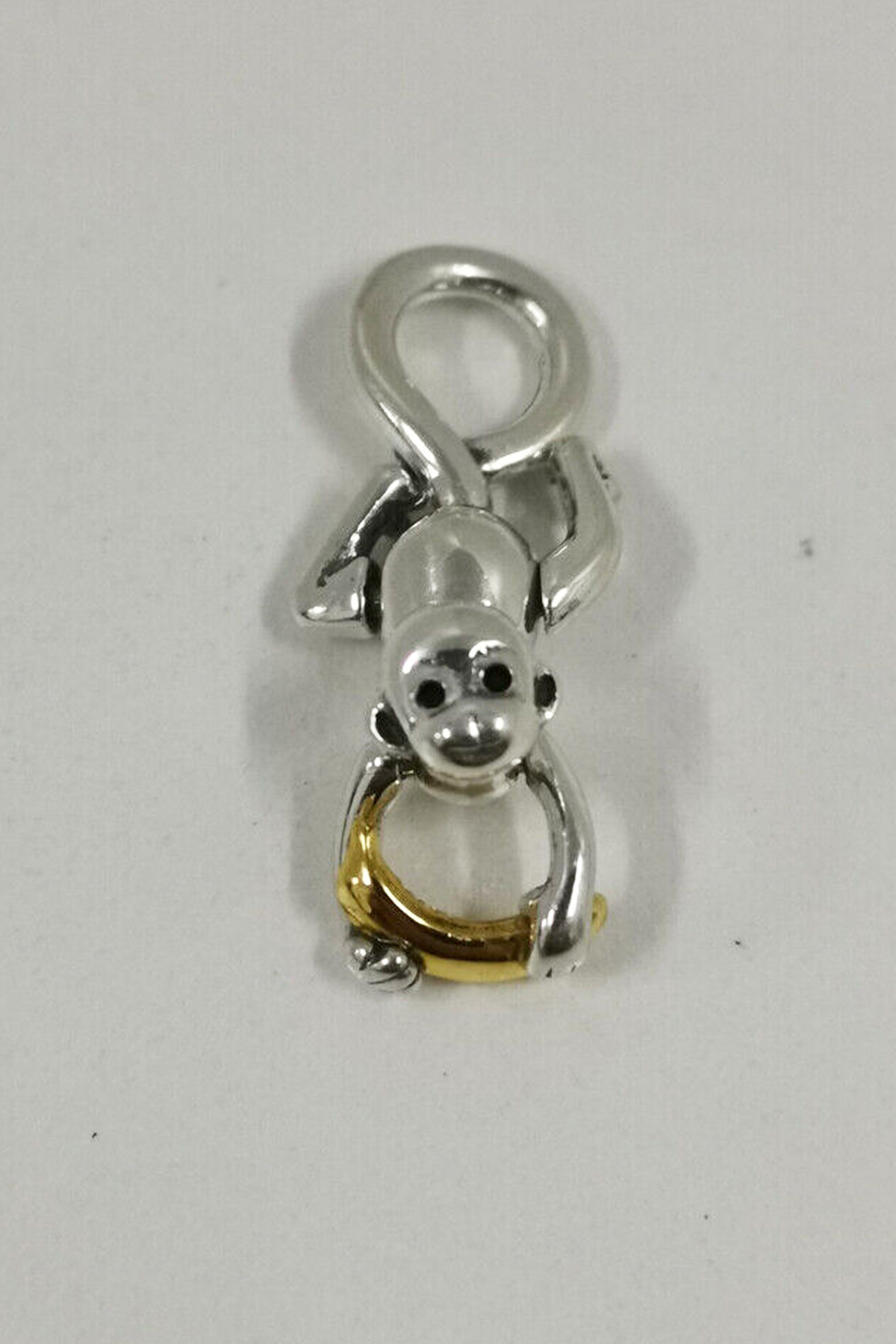 İki Renkli Hareketli Maymun Sallantılı Charm